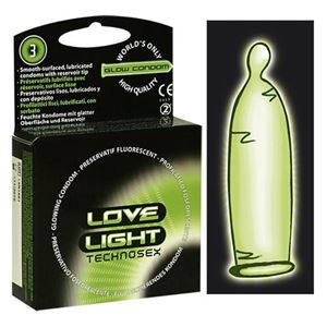 Изображение Love Light Leuchtkondom 3er
