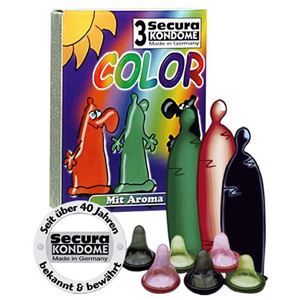 Picture of Secura Color Kondome - 3 Stück