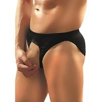 Imagen de Slip mit offenem Schritt in schwarz