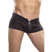 Resim Zipper Short in schwarz