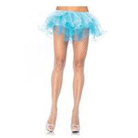 Bild von Strumpfhose aus Lycra-Netzmaterial in Weiß