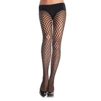 Afbeelding van Grobmaschige Strumpfhose in Schwarz
