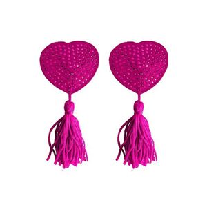 Image de Nippelquasten in Herzform in pink