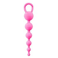 Bild von Analkette mit sechs Kugeln in Pink