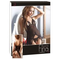 Afbeelding van Transparentes Dessous-Kleidchen mit String