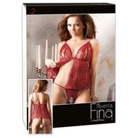 Image de Babydoll & String in Rot