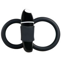 Resim Double Cock Cage Vibrierender Penisring