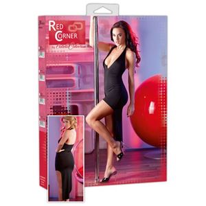 Afbeelding van Kleid mit verlängerter Rückseite in Schwarz