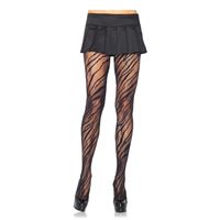 Image de Netzstrumpfhose mit Zebramuster 