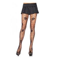 Bild von Strumpfhose mit Totenkopf-Muster