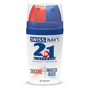 Изображение Swiss Navy 2-in-1 Gleitmittel auf Silikon- & Wasserbasis