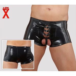 Imagen de Shorts im Latex-Look mit Show-Effekt