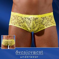 Picture of Boxershort aus Spitze in Neongelb