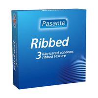 Изображение Pasante Ribbed Kondome 3 Stück