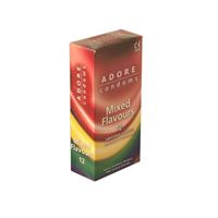Obrazek Adore Mixed Flavour Kondome 12 Stück