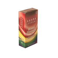 Afbeelding van Adore Mixed Flavour Kondome 12 Stück
