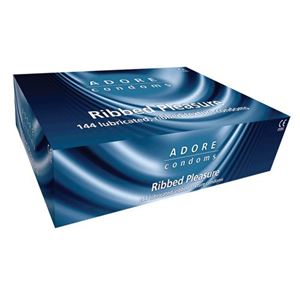 Изображение Adore Kondome mit Riffeln 144 Stück