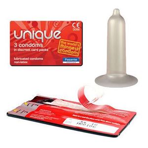 Изображение Pasante Unique Latexfreie Kondome 3 Stück