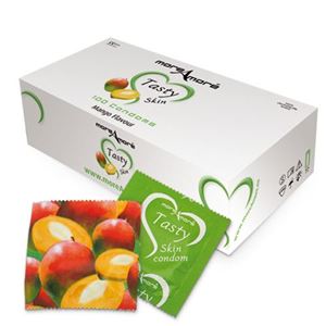 Изображение MoreAmore Tasty Skin Mango Kondome 100 Stück