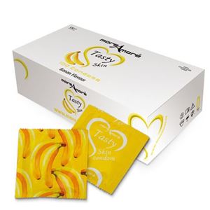 Изображение MoreAmore Tasty Skin Banane Kondome 100 Stück