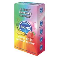 Изображение Kondome mit Geschmack von SKINS 12 Stück
