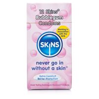 Εικόνα της SKINS Kondome mit Kaugummigeschmack 12 Stück