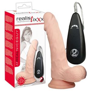 Resim Vibrierender Dildo - Real Flesh 19 cm