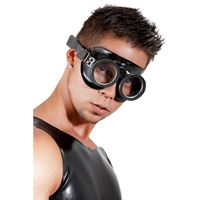 Image de Schutzbrille aus Latex in Schwarz