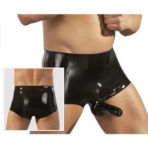 Afbeelding van Boxershort aus Latex mit Penishülle