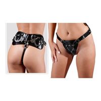 Image de Schwarzer String mit Handschellen S-L