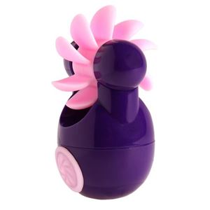 Resim Kleiner Vibrator in Violett mit 10 Zungen