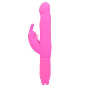 Obrazek Bunny Vibrator aus Silikon in Pink