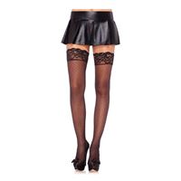 Image de Luxuriöse Glitzerstrümpfe in Schwarz