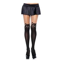 Bild von Strumpfhose Katze in Schwarz 