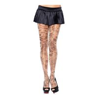 Bild von Strumpfhose mit Tattoo-Muster