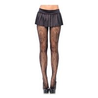 Bild von Strumpfhose aus Spitze mit Florentiner Muster