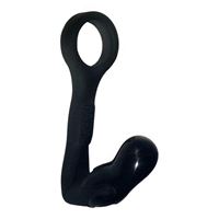 Image de Penisring aus Silikon mit Buttplug