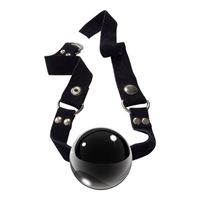 Picture of Knebel aus Glas Icicles No 65 in Schwarz