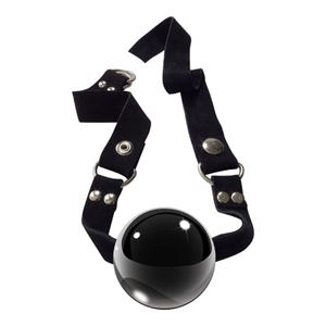Picture of Knebel aus Glas Icicles No 65 in Schwarz