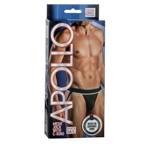 Imagen de Jockstrap in Schwarz mit Penisring