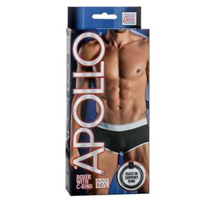 Image de Schwarz-weiße Boxershort mit Penisring