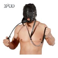 Picture of Leder-Kopfmaske Knebel