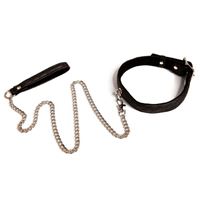 Imagen de Halsband aus Kunstleder mit Leine