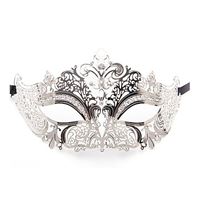 Image de Masquerade Maske Prinzessin in Silber