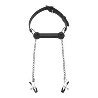 Afbeelding van Produkt: EQUINE - Bit Gag plus Nipple CLamps