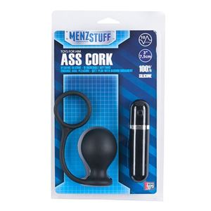 Imagen de Menzstuff Vibrierender Buttplug in Schwarz