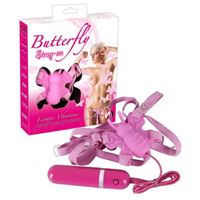 Afbeelding van Auflegevibrator in Pink mit Bändchen