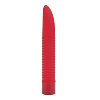 Immagine di Geriffelter Vibrator in Rot - COLT