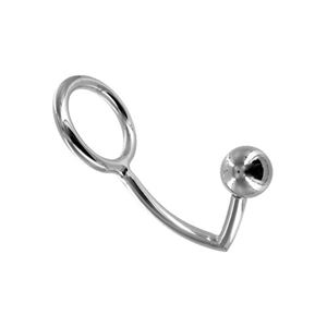 Image de Chrome Plated Anal Ball with Cock Ring