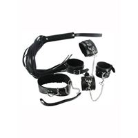 Obrazek Strict Leather Black Bondage Set